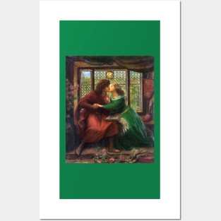 Paolo and Francesca - Dante Gabriel Rossetti Posters and Art